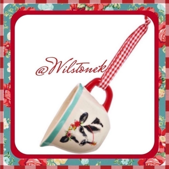 The Pioneer Woman Cow Creamer Ornament - Picture 1 of 6
